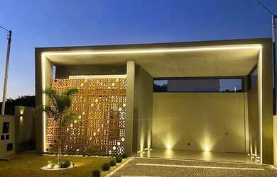 Imagem: A casa em condomínio possui 3 Dormitórios, 4 Banheiros, 4