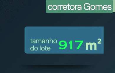 Imagem: O terreno possui 917m² de Área e está localizado em Parque