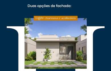 Imagem: A casa em condomínio possui 2 Dormitórios, 2 Banheiros, 1