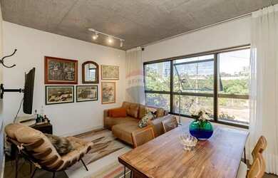 Imagem: O apartamento para alugar possui 1 Dormitório, 2 Banheiros