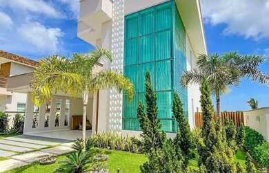 Imagem: A casa em condomínio possui 4 Dormitórios, 5 Banheiros, 4