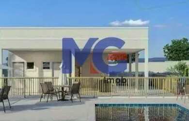 Imagem: O apartamento possui 2 Dormitórios, 1 Banheiro, 1 Vaga na garagem