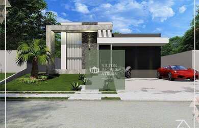 Imagem: A casa em condomínio possui 3 Dormitórios, 3 Banheiros, 2