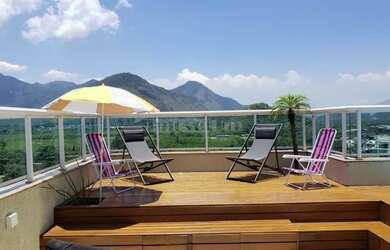 Imagem 2: Recreio dos Bandeirantes Cobertura 4 quartos, sendo 1 suite