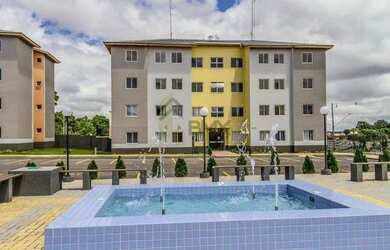 Imagem: O apartamento possui 3 Dormitórios, 1 Banheiro, 1 Vaga na garagem