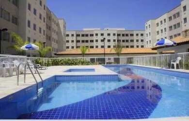 Imagem: O apartamento possui 2 Dormitórios, 1 Banheiro, 1 Vaga na garagem