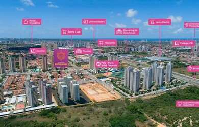 Imagem: O apartamento possui 2 Dormitórios, 1 Banheiro, 1 Vaga na garagem