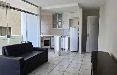 Imagem: O studio possui 1 Dormitório, 1 Banheiro, 1 Vaga na garagem