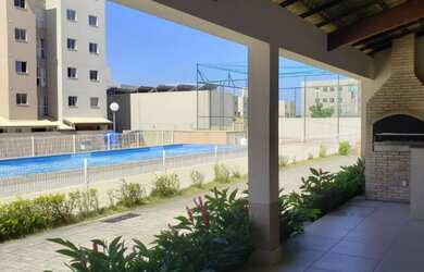 Imagem: O apartamento possui 2 Dormitórios, 1 Banheiro, 1 Vaga na garagem