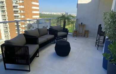 Imagem 12: Barra da Tijuca COBERTURA com os móveis planejados por toda casa quartos