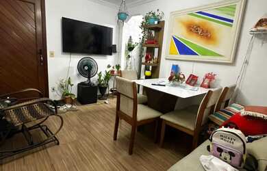 Imagem: O apartamento possui 1 Dormitório, Acomodam 6 pessoas, 1 Vaga