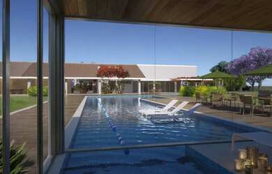 Imagem: O terreno possui 405m² de Área, Imóvel novo, Piscina e está