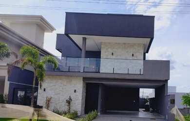 Imagem: A casa em condomínio possui 4 Dormitórios, 5 Banheiros, 4