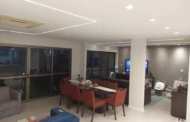 Imagem: O apartamento na cobertura possui 4 Dormitórios, 4 Banheiros