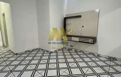 Imagem: O apartamento possui 1 Dormitório, 1 Banheiro, 1 Vaga na garagem