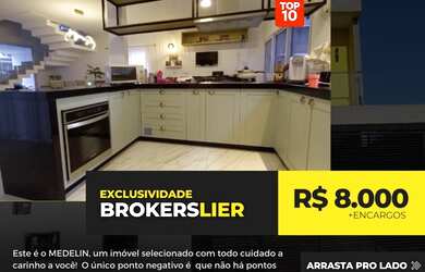 Imagem: A casa em condomínio possui 3 Dormitórios, 2 Banheiros, 4