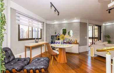 Imagem: O apartamento na cobertura possui 4 Dormitórios, 4 Banheiros