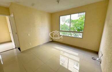 Imagem: O apartamento possui 2 Dormitórios, 1 Banheiro, 1 Vaga na garagem