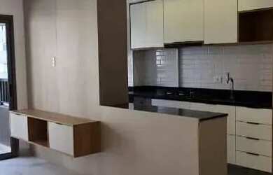 Imagem: O apartamento possui 1 Dormitório, 2 Banheiros, 1 Vaga na garagem