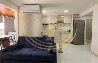 Imagem: O apartamento possui 1 Dormitório, 1 Banheiro, 1 Vaga na garagem