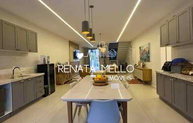 Imagem: A casa em condomínio possui 5 Dormitórios, 5 Banheiros, 2