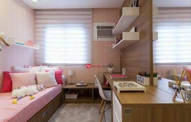 Imagem: O apartamento possui 3 Dormitórios, 2 Banheiros, 1 Vaga na