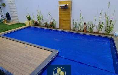 Imagem: A casa em condomínio à venda possui 3 Dormitórios, 5 Banheiros