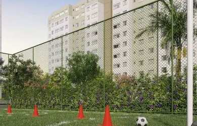 Imagem: O apartamento possui 2 Dormitórios, 1 Banheiro, 1 Vaga na garagem