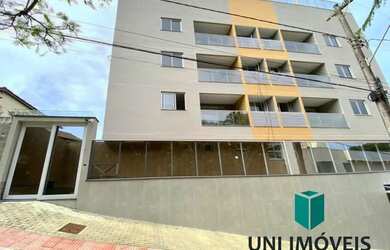 Imagem: O apartamento possui 1 Dormitório, 1 Banheiro, 1 Vaga na garagem