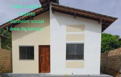 Imagem: A casa possui 1 Dormitório, 1 Banheiro, 38m² de Área e está