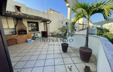 Imagem: O apartamento na cobertura possui 4 Dormitórios, 4 Banheiros