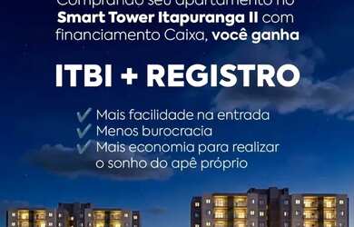 Imagem: O apartamento possui 2 Dormitórios, 2 Banheiros, 1 Vaga na