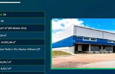 Imagem: O depósito possui 1.489m² de Área e está localizado em