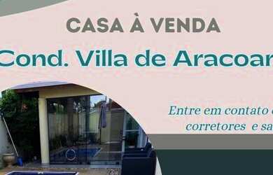 Imagem: A casa em condomínio possui 3 Dormitórios, 2 Banheiros, 2