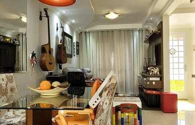 Imagem: A casa em condomínio possui 3 Dormitórios, 2 Banheiros, 1