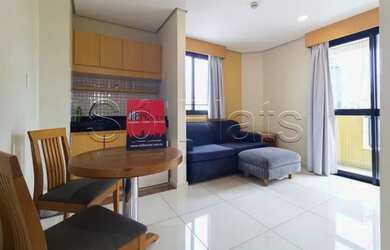 Imagem: O studio possui 1 Dormitório, 1 Banheiro, 1 Vaga na garagem