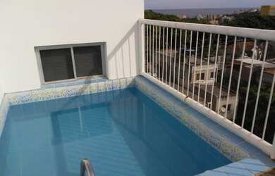 Imagem: O apartamento na cobertura possui 3 Dormitórios, 3 Banheiros