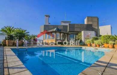 Imagem: O apartamento na cobertura possui 4 Dormitórios, 5 Banheiros