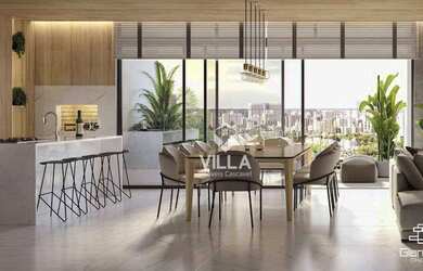 Imagem: O apartamento na cobertura possui 3 Dormitórios, 5 Banheiros