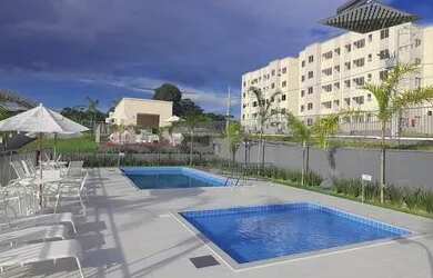 Imagem: O apartamento possui 2 Dormitórios, 1 Banheiro, 1 Vaga na garagem