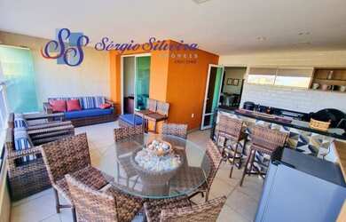 Imagem: O apartamento na cobertura possui 4 Dormitórios, 4 Banheiros