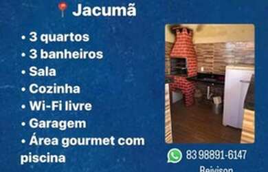 Imagem: A casa possui 3 Dormitórios, 2 Vagas na garagem e está localizado