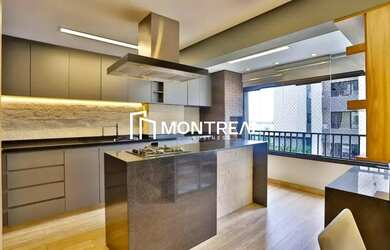 Imagem: O apartamento possui 1 Dormitório, 2 Banheiros, 1 Vaga na garagem