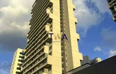 Imagem: O apartamento possui 1 Dormitório, 2 Banheiros, 1 Vaga na garagem