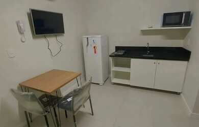Imagem: O apartamento possui 1 Dormitório, 1 Banheiro, 25m² de Área