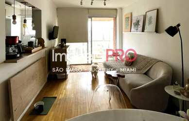 Imagem: O apartamento à venda possui 1 Dormitório, 1 Banheiro, 1 Vaga