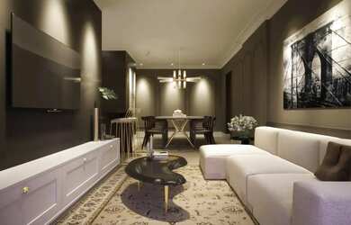 Imagem: O apartamento possui 4 Dormitórios, 3 Banheiros, 2 Vagas na