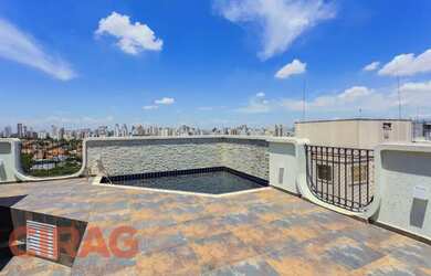 Imagem: O apartamento na cobertura possui 2 Dormitórios, 2 Banheiros