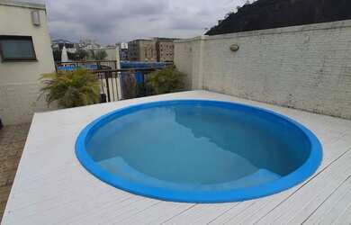 Imagem: O apartamento na cobertura possui 3 Dormitórios, 4 Banheiros