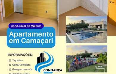 Imagem: O apartamento possui 2 Dormitórios, 1 Banheiro, 2 Vagas na